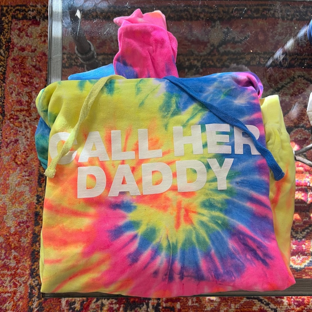 Call Her Daddy Tie Dye sweatshirt